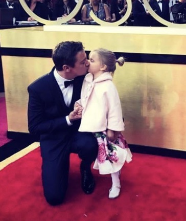 Jeremy with his daughter Ava